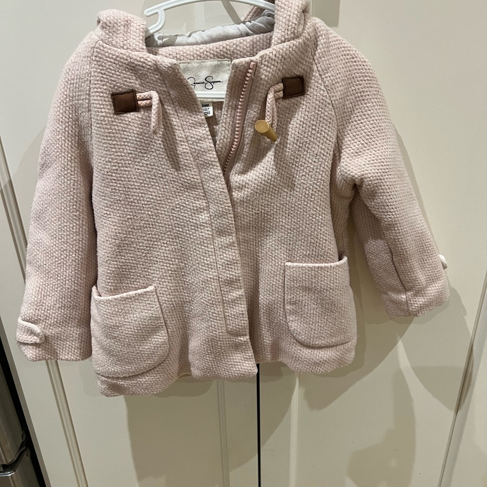 Jessica Simpson Light Pink Kids spring or fall Jacket 24m
